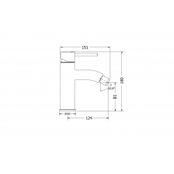 Μπαταρία Μπιντέ Etna Modea 00-07007 Χρωμέ